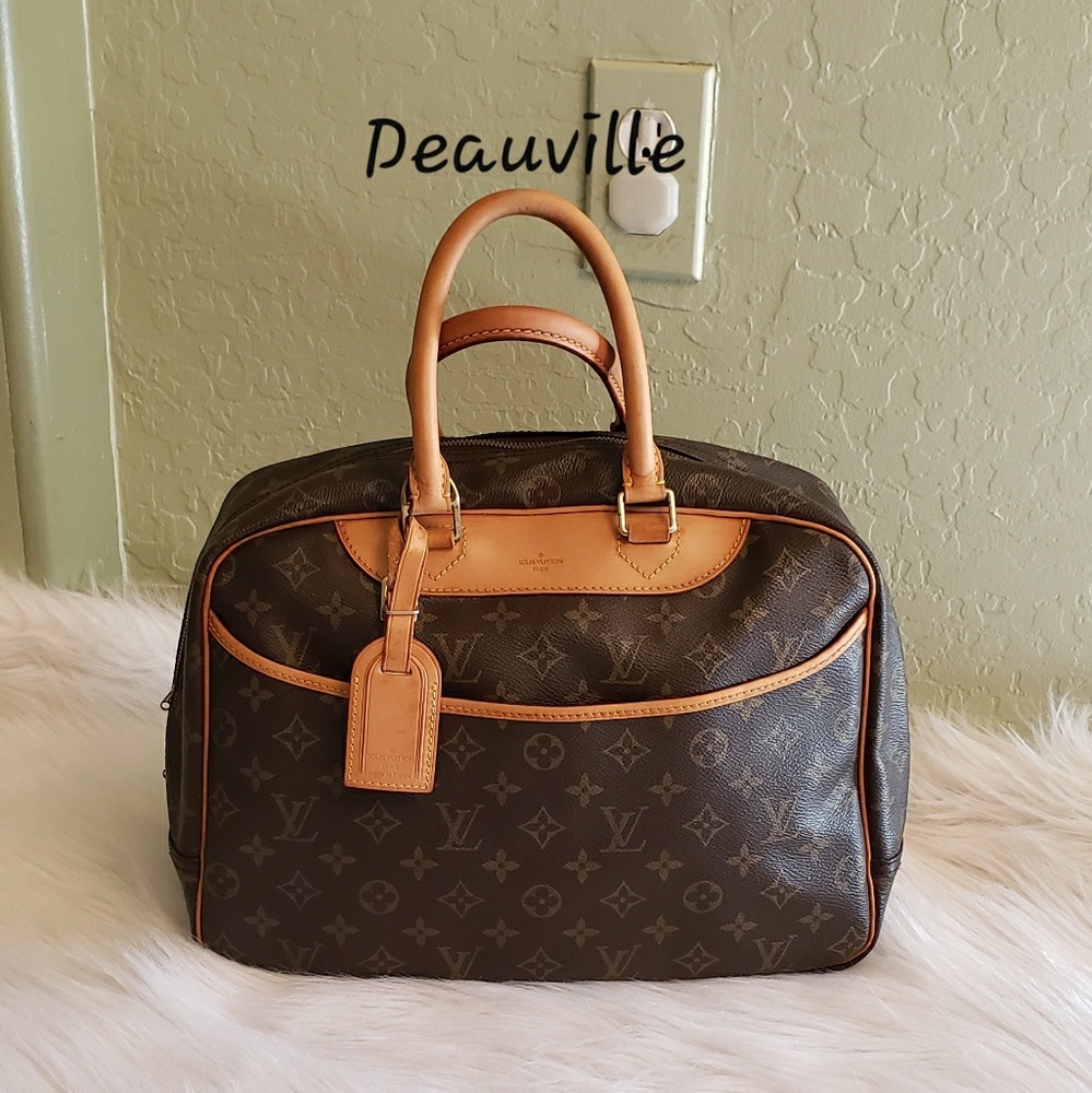 Louis Vuitton Monogram Canvas Satchel with Tan Vachetta Trim - Picture 1 of 6